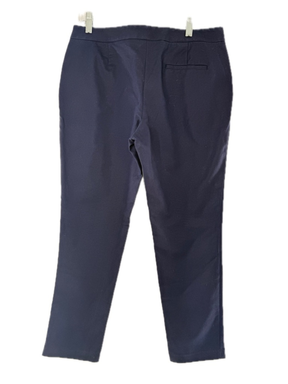 Vince Camuto Navy Ankle Pants Size 8 Stretch Slim Career 27” Inseam with Pockets - Picture 3 of 11
